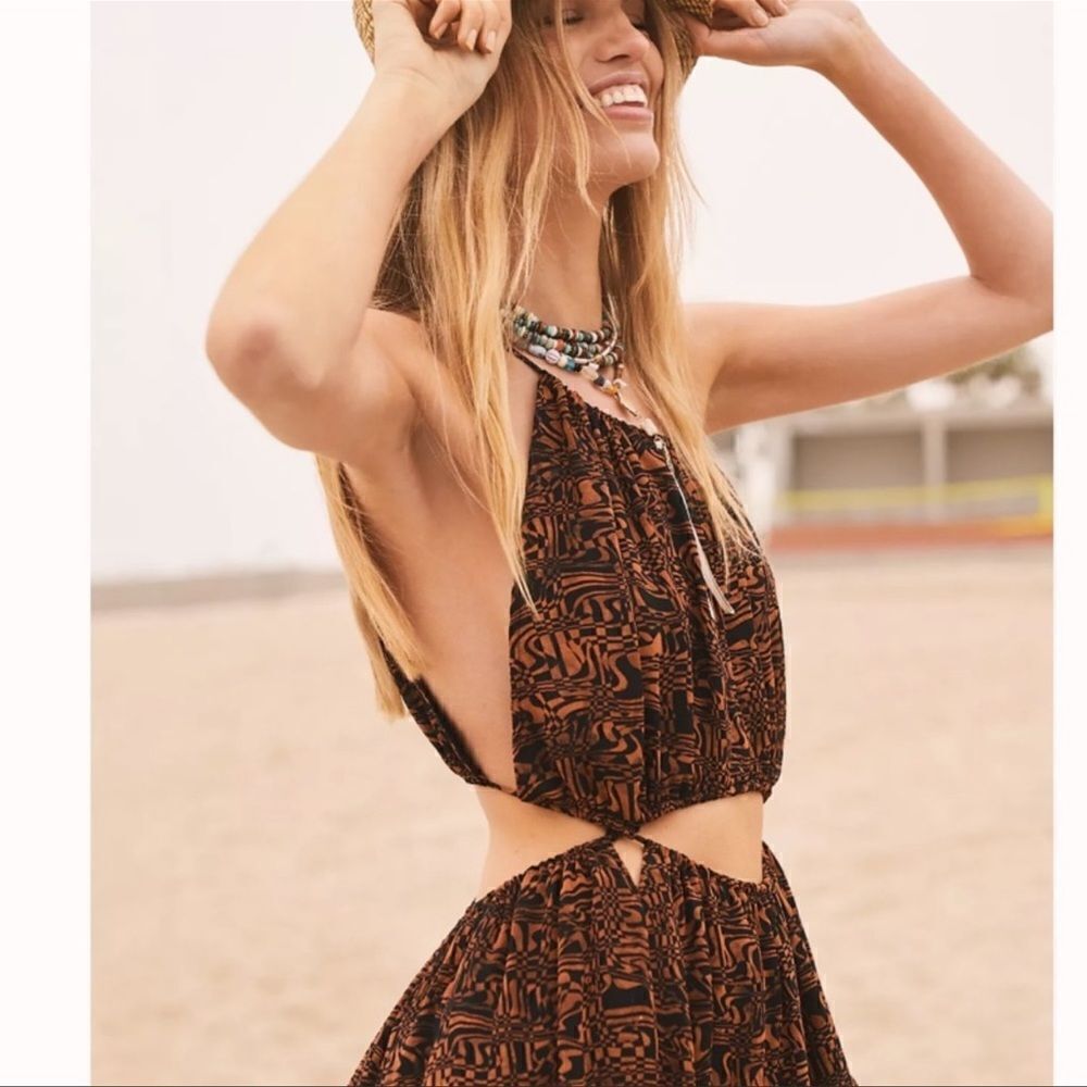 Free People - Holy Smokes Printed Maxi Dress - Picture 7 of 11